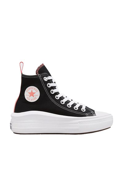 converse Chuck Taylor All Star Move Unisex Kids Black Casual Shoes