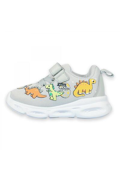 Vicco 346.b25y.171 Dino Bebeșik Phylon Gray Boys' Sneakers