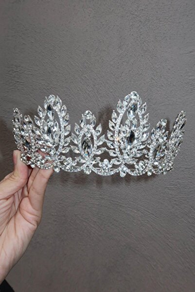 TAKIŞTIR Zircon Stone Bride/Henna/Engagement/Promise Design Crown