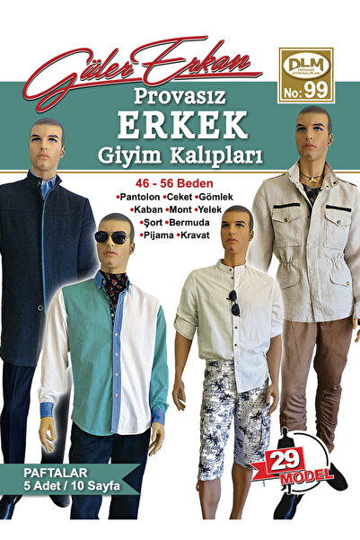 Dilem Yayınevi Güler Erkan No:99 Provasız Erkek Giyim Kalıpları