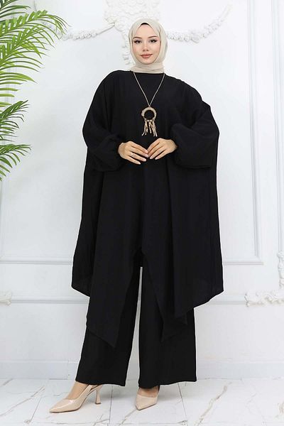 benguen Long Tunic Shabby Double Team (Black) Model Number: 4765