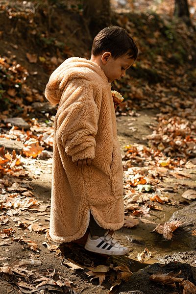 LUCKKA Heritage Double Layer Wellsoft Children's Wearable Blanket - Plush Poncho Oversize - Ztpufbat