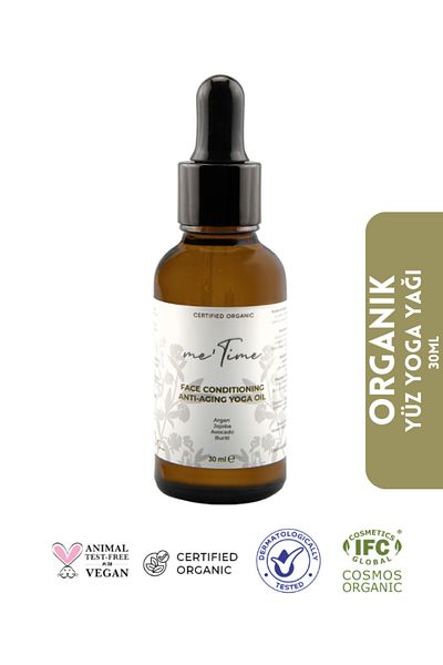me time Organic Facial Yoga Massage Oil |   Anti-Aging & Wrinkle, Aromatherapy 30ml