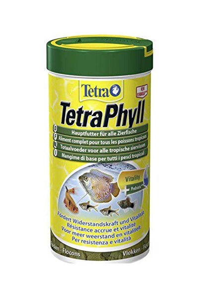 Tetra Phyll Flakes Akvaryum Süs Balık Yemi 250 Ml