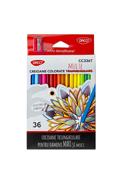 daço Set 36 creioane colorate Daco