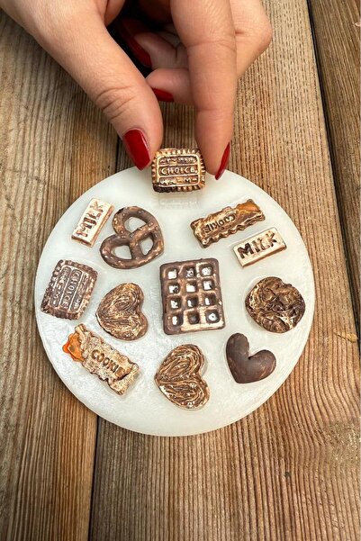 rufus concept Atıştırmalık On İkili Silikon Mum Kalıbı