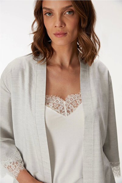 Kocabey Anil 11403 Dressing Gown, Undershirt and Trousers Set