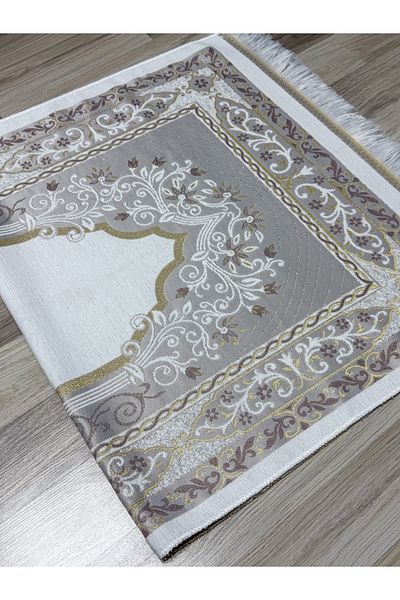 AYHANHOME سجادة صلاة منسوجة مخملية مهدبة هدية مهر