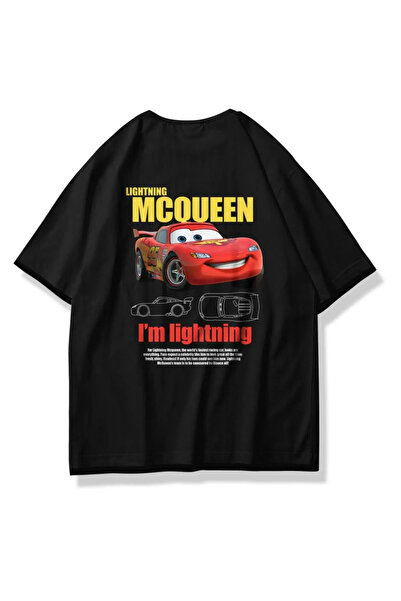 Bozz&Bozz Collection Tricou unisex oversize Fulger McQueen