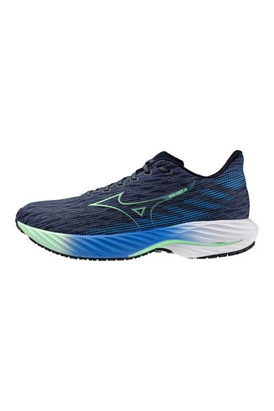 MIZUNO Wave Rider 28 Men's Running Shoes Navy Blue / Blue