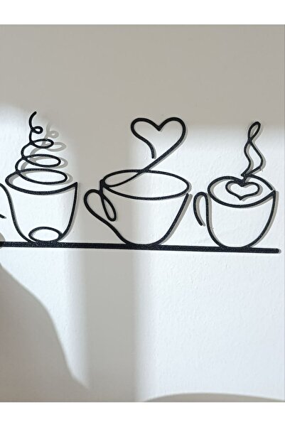 3D Werocraft Kahve Köşesi Duvar-Kapı Süsü