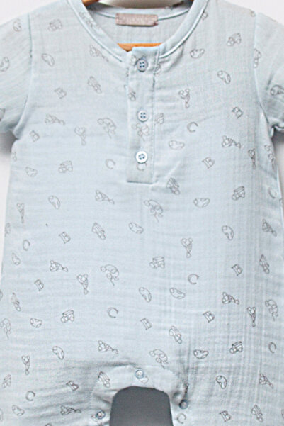 Cassiope Organic Cotton Short Sleeve Summer Soft and Breathable Fabric Casual Baby Boy Romper