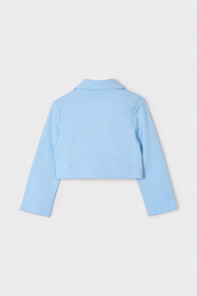 MAYORAL Дълъг ръкав с копчета и яка с двоен джоб, покана за специален ден, рожден ден, яке за момиче