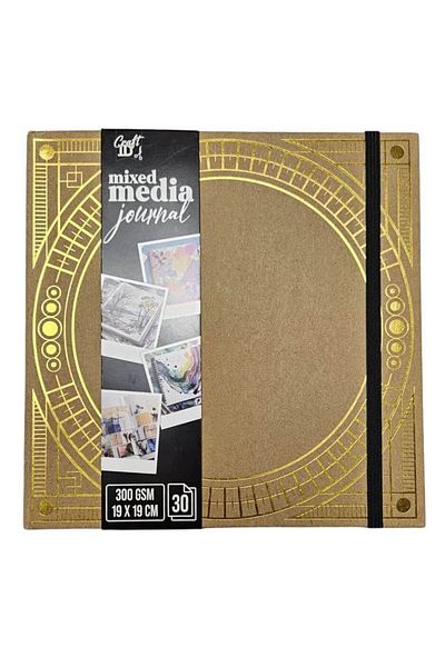 CraftID Mixed media notebook 19x19 cm 30 sheets - Symbols