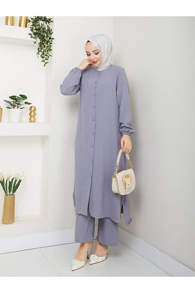 MODA EGE Ayrobin Fabric Long Double Suit