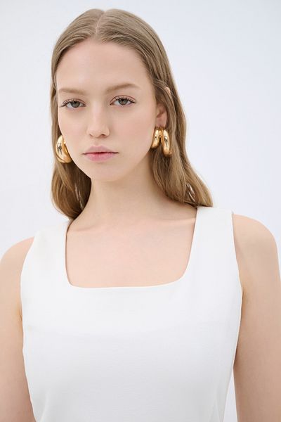 adL Square Collar Dress