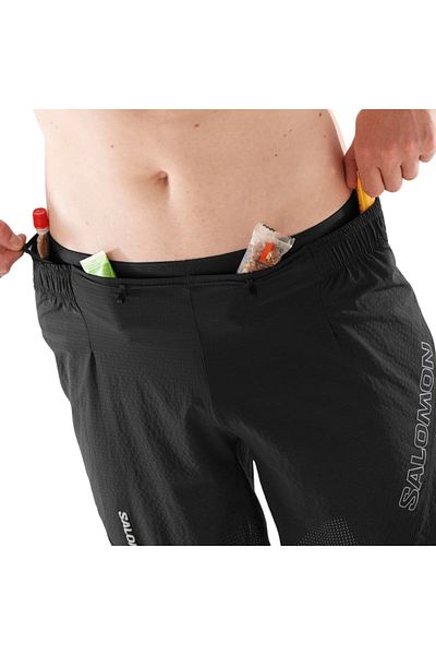 Salomon Sense Aero 7 Men's Black Running Shorts Men's Running Shorts Lc2048000