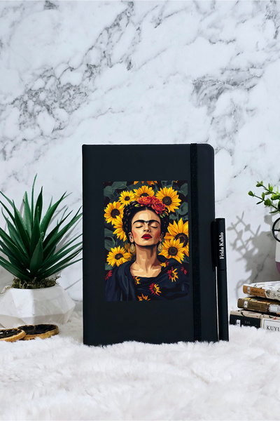 GUPSE مجموعة جدول أعمال وقلم بتصميم فريدا كاهلو