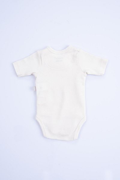 Boumini Cotton Baby Cruiser - Short Sleeve Body - Ecru Giraffe