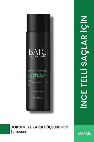 Batçı Hair Atelier Anti-Hair Loss Fast Hair Growth Volumizing Repair Nourishing Shampoo 250 ml