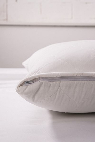 Mislina Home Saltea de protectie perna lichida impermeabila cu fermoar din microfibra matlasata 50x70 cm