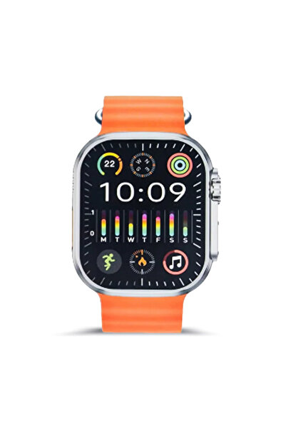 Power N PowerN Smart Watch With 2 Bands - 49 mm - Orange - PNU49