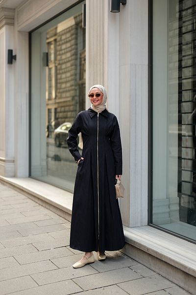 LOCCO Rochie de damă Bella Denim Albastru închis