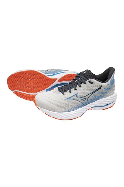 MIZUNO Wave Rider 28 Men's Running Shoes White / Blue