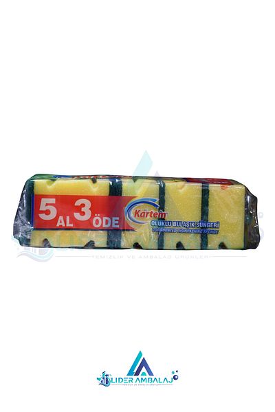 Lider Corrugated Dish Sponge 5 Pack Buy 5 Pay 3