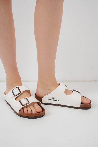 Bigdart Unisex Ορθοπεδικές Παντόφλες 010182   - Λευκό