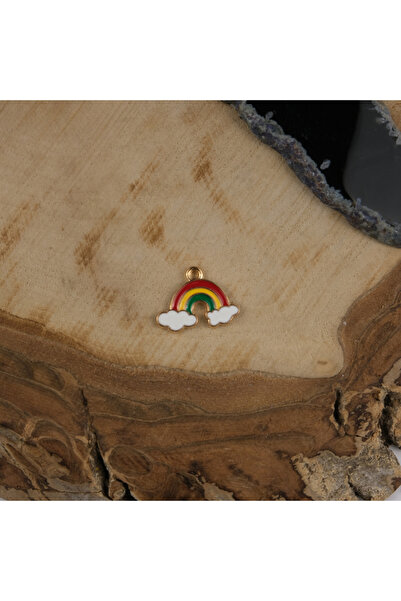 Prestij Boncuk Bijuterii și accesorii curcubeu verde cu inel metalic galben