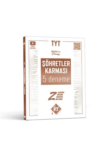 KR Akademi Yayınları KR Akademi Tyt Şöhretler Karması 5 Deneme