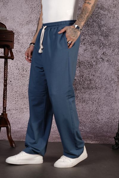 Butik TREND WE Ανδρικό παντελόνι από ύφασμα 2 νημάτων με ελαστική μέση και κορδόνι