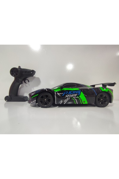 Boratila Toys 2.4 Ghz 1/12 32 CM 20 Km Hız Özel Kumandalı Şarjlı 1200 Mah Drift Yarış Arabası Yeşil