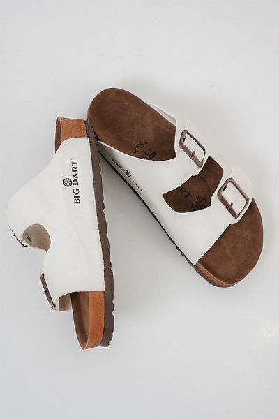 Bigdart Unisex Ορθοπεδικές Παντόφλες 010182   - Λευκό