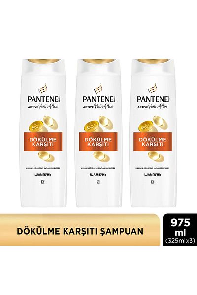 Pantene Anti-Hair Loss Shampoo 325ml X3 Pieces