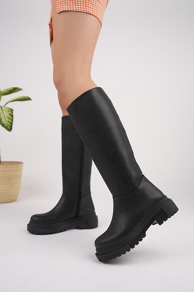 MUGGO Bery Damen-Stiefel mit dicker Sohle