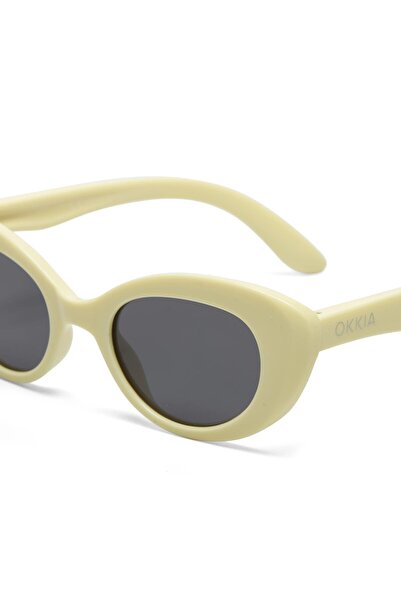 Okkia Lini Paris Bambina Unisex Kids Sunglasses Cream 6/10 Years
