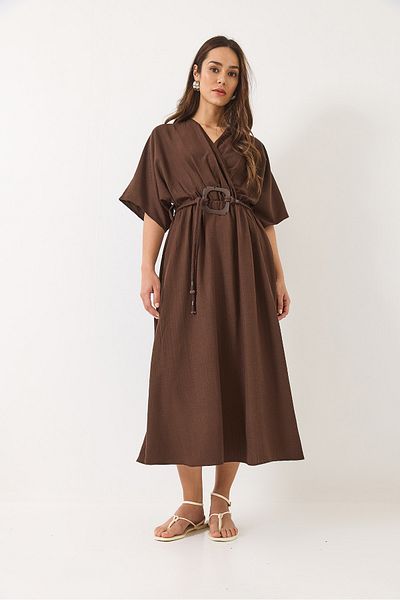 Bianco Lucci Γυναικείο πέτο με διπλό στήθος Batwing Sister Lined Karera 5946 60283043
