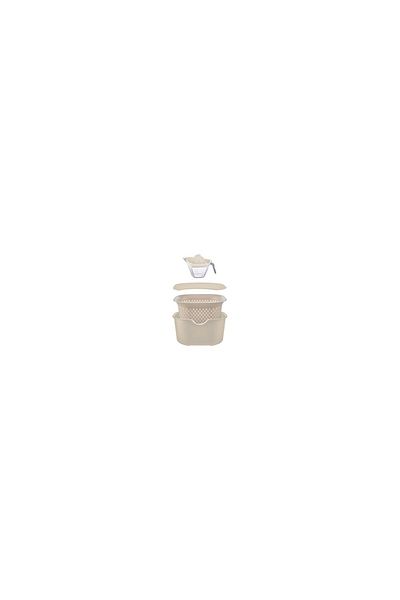 moi.co Moi Suzgecli Set 5 Pieces Cream