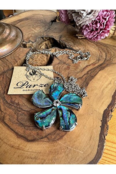 parze doğaltaş Ocean Mother of Pearl Natural Stone Necklace