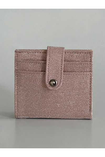 Boutiquehaki Bunny Glitter Card Holder Detail Wallet