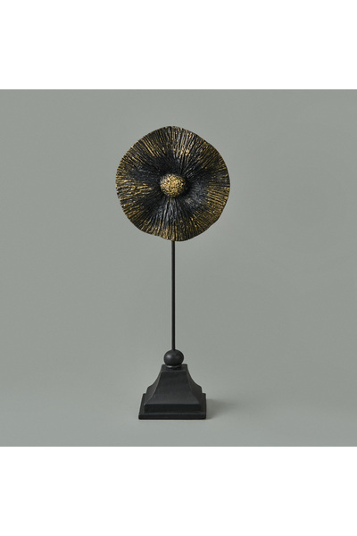 Evidea Deco Begonvil Dekor - Siyah / Gold - 32 cm