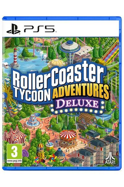 2K RollerCoaster Tycoon Adventures Deluxe for PS5 - Theme Park Simulation Game