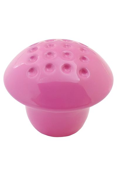 Badem10 Buton ciupercă punctat, metal, rotund, sertar pentru mobilier