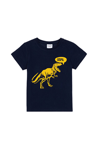 U.S. Polo Assn. Erkek Çocuk Lacivert Bisiklet Yaka Tişört 50307200-VR033