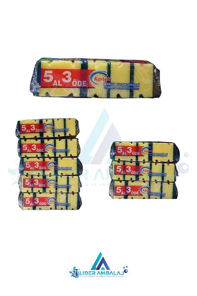 Lider Corrugated Dish Sponge 5 Pack Buy 5 Pay 3
