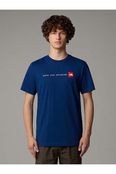 THE NORTH FACE Pánske modré tričko nse estate blue The North Face
