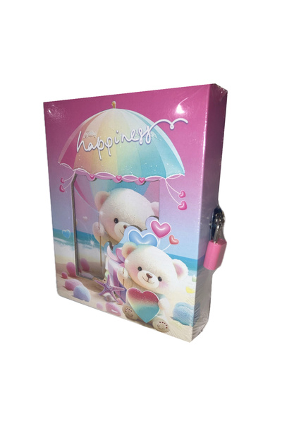 Bafix Kilitli Hatıra Defteri Karışık Desen Yh64K (Karışık Renk 1 Adet)