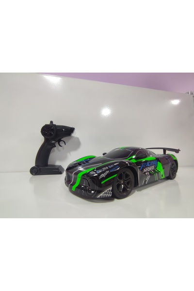 Boratila Toys 2.4 Ghz 1/12 32 CM 20 Km Hız Özel Kumandalı Şarjlı 1200 Mah Drift Yarış Arabası Yeşil